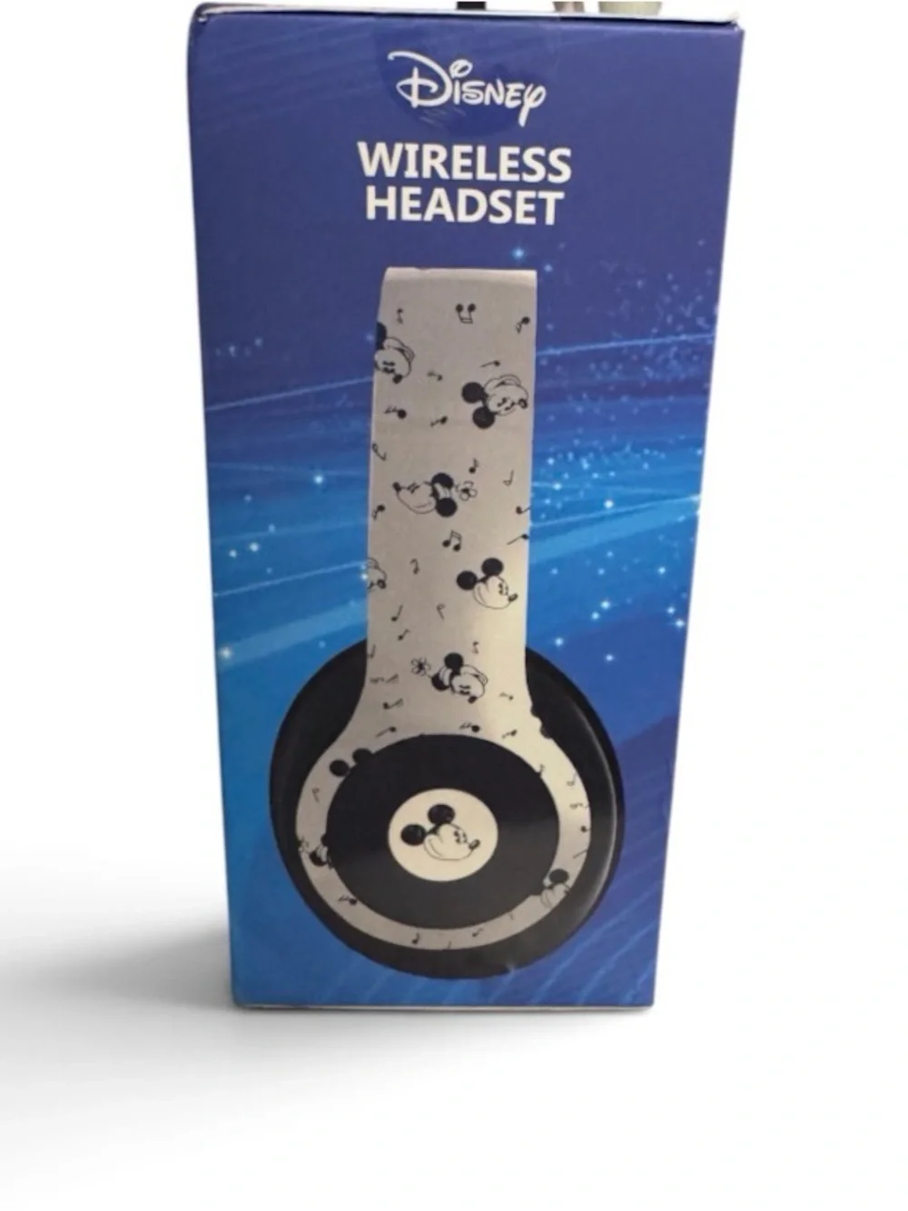 Disney Foldable Bluetooth Headset - Black & Cream Mickey Accent